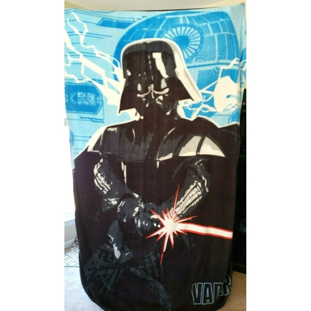 Starwars Darth Vader Fleece Throw Blanket 68 X 90